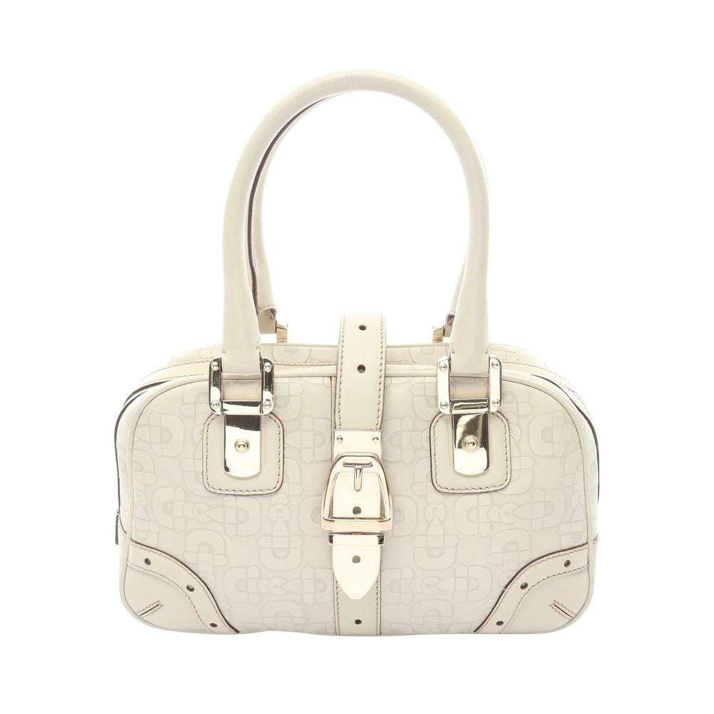 Gucci Horsebit Handbag Leather Beige